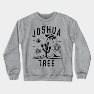 Joshua Tree Vintage UFO Desert Tee - Retro Extraterrestrial Crewneck Sweatshirt